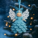 Crochet Christmas Angel Ornament Pattern: Christmas Amigurumi Set Decor (PDF Download), Crochet Christmas Pattern
