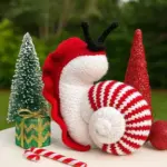 Crochet Snail Pattern | Christmas Gift | DIY Holiday Home Decor Tutorial | Amigurumi Animals Plush Toy Beginner Friendly PDF Tutorial - Image 3