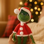 Christmas Grouch Amigurumi Pattern PDF | Ornament with Bow & Legs | US Terms | Difficult Skill Level - Image 2