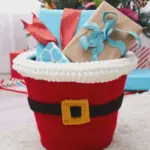 Red Heart Crochet Santa's Gift Basket Pattern PDF Crochet Pattern (Digital Download)|Xmas Crochet PDF| Christmas Toys Instruction