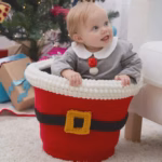 Red Heart Crochet Santa's Gift Basket Pattern PDF Crochet Pattern (Digital Download)|Xmas Crochet PDF| Christmas Toys Instruction - Image 2