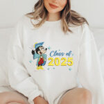 Graduate Mouse Class of 2025 Embroidery Design, Academic Gown and Cap Pattern, School Milestone Machine File for Graduation Gifts and Decor - Image 2