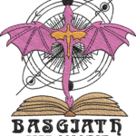 Dragon Academy Embroidery Design, Fantasy Book Embroidery Pattern, Mythical School Shield Embroidery File, Pink Dragon Crest Bookish Art - Image 4