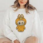 Cute Pumpkin Bunny Embroidery Design, Orange Rabbit Halloween Embroidery Pattern, Autumn Animal Embroidery File for Baby Clothes, Fall Art - Image 2