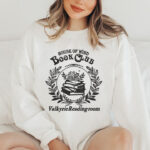 Book Club Floral Wreath Embroidery Design, Library Theme Machine Embroidery Pattern, Romantic Reading Room Embroidery File for Book Lovers - Image 3