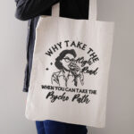 Psycho Path Retro Woman Embroidery Design, Sarcastic Wine Lady Machine Embroidery Pattern, Vintage Style Quote Embroidery File for Decor - Image 3