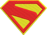 Hero Shield Symbol Embroidery Design, Red and Yellow Superhero Crest Machine Embroidery Pattern, Comic Style Logo File for Cap, Backpack - Image 4