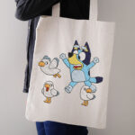 Blue Puppy and Seagulls Embroidery Design, Cartoon Dog at the Beach Machine Embroidery Pattern, Playful Animal Embroidery File for Kids - Image 3