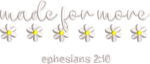 Made For More Floral Embroidery Design, Bible Verse Machine Embroidery Pattern, Scripture Flower Embroidery File, White Daisy Religious Art - Image 4