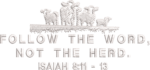 Follow The Word Not The Herd Embroidery Design, Sheep Group Machine Embroidery Pattern, Bible Verse Scripture Embroidery File for Jackets - Image 4