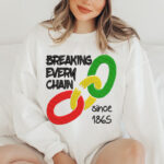 Breaking Every Chain Embroidery Design, Juneteenth Machine Embroidery Pattern, Freedom 1865 Embroidery File for Heritage Shirts, Bags - Image 2