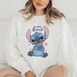 Sweet Alien with Hearts Embroidery Design, We Love Blue Monster Machine Embroidery Pattern, Cute Nursery File for Baby Clothes or Pillow - Image 2