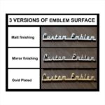 Custom Car Emblems Badges Letter 3D - Heavy Metal Stick Automotive for Car Truck Boats - Image 10