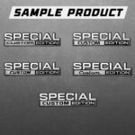 Car Emblem Special with Fake Metal Finish, Acrylic Automotive Badge Custom with Adhensive Tape - Image 4