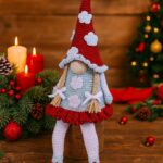 Christmas Gnome Girl Crochet Doll Pattern PDF, Amigurumi Santa Claus Digital Download, Amigurumi Christmas Decor, Christmas Gift