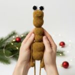 Crochet Marcus the Worm Amigurumi Plush Pattern, Handmade Crochet Toy (PDF Download), Cute Novelty Gift, Holiday Decor - Image 5