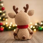 Christmas Nosed Reindeer Crochet Pattern PDF, Amigurumi Santa Claus Digital Download, Amigurumi Christmas Decor, Christmas Gift - Image 2