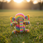 Rainbow Elephant Crochet Pattern - Digital PDF Download - Image 3