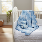 Cascading Ripples Baby Blanket Crochet Pattern | Baby Coordinates Yarn - Image 3