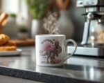 Desperado Book Club, Vintage Bookish Mug, Dungeon Crawler Carl, Princess Donut & mongo - Image 5