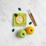 Lemon Granny Square Crochet Pattern: 3D Fruit Motif (PDF Pattern) - Image 7