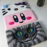 Cartoon Character Keyboard Rugs – Fluffy Gamer Desk Mat - Image 4