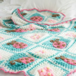 Bugs and Flowers Blanket Crochet Pattern- Instant PDF Download