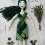 Patch Doll Amigurumi Crochet Pattern | DIY Halloween Doll (PDF)