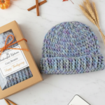 Colorful Cuffed Beanie Crochet Pattern | Instant PDF Download