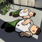 Custom Griffin Rug: Handmade Cartoon Tufted Carpet