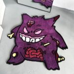 Custom Halloween Zombie Rug – Handmade Tufted Cartoon Character Mat