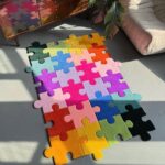 Customizable Tufted Puzzle Rug: Colorful Floor Decor, Creative Gift - Image 4