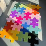 Customizable Tufted Puzzle Rug: Colorful Floor Decor, Creative Gift - Image 8