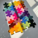 Customizable Tufted Puzzle Rug: Colorful Floor Decor, Creative Gift - Image 9