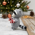 Raccoon Amigurumi Ornament Pattern (PDF) - Image 6