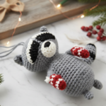 Raccoon Amigurumi Ornament Pattern (PDF) - Image 7