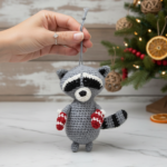 Raccoon Amigurumi Ornament Pattern (PDF) - Image 8