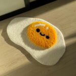 Handmade Tufted Egg Rug: Fluffy Home Decor Gift - Image 3