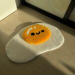 Handmade Tufted Egg Rug: Fluffy Home Decor Gift - Image 4