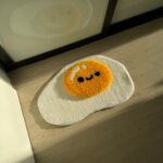 Handmade Tufted Egg Rug: Fluffy Home Decor Gift - Image 6