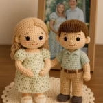 Custom Crochet Doll Look Alike From Photo, Personalized Amigurumi Portrait Doll, Handmade Mini Me Doll Gift - Image 9