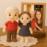 Custom Crochet Doll Look Alike From Photo, Personalized Amigurumi Portrait Doll, Handmade Mini Me Doll Gift - Image 8