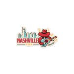 Nashville Tennessee Sticker | City & Travel Stickers | Waterproof, Vinyl and Dishwasher Safe | Laptop, Water bottle, Luggage, Tumbler Decal