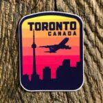 Toronto Ontario Canada Sticker | City & Travel Stickers | Waterproof, Vinyl and Dishwasher Safe | Laptop, Water bottle, Tumbler Sticker - Image 7