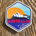 Australia Sticker | City & Travel Sticker | Waterproof, Vinyl and Dishwasher Safe | Laptop, Water bottle, Luggage, Tumbler Sticker - Image 2