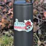 Nashville Tennessee Sticker | City & Travel Stickers | Waterproof, Vinyl and Dishwasher Safe | Laptop, Water bottle, Luggage, Tumbler Decal - Image 3