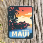 Maui Hawaii Sticker | City & Travel Stickers | Waterproof, Vinyl and Dishwasher Safe | Laptop, Water bottle, Luggage, Suitcase - Image 6