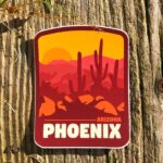 Phoenix Arizona Sticker | City & Travel Stickers | Waterproof, Vinyl and Dishwasher Safe - Image 2