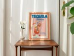 Cocktail Recipe Print, Tequila Sunrise Poster, Alcohol Recipe Prints, Art Deco Poster, Kitchen Bar Dining Room Print, Gallery Wall, UNFRAMED - Image 5