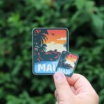 Maui Hawaii Sticker | City & Travel Stickers | Waterproof, Vinyl and Dishwasher Safe | Laptop, Water bottle, Luggage, Suitcase - Image 2